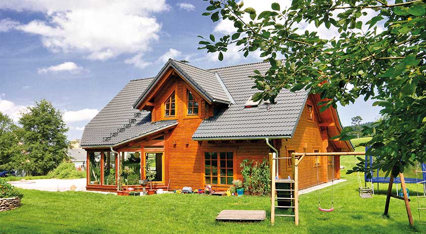 LéonWood Blockhaus Alicante Außenansicht