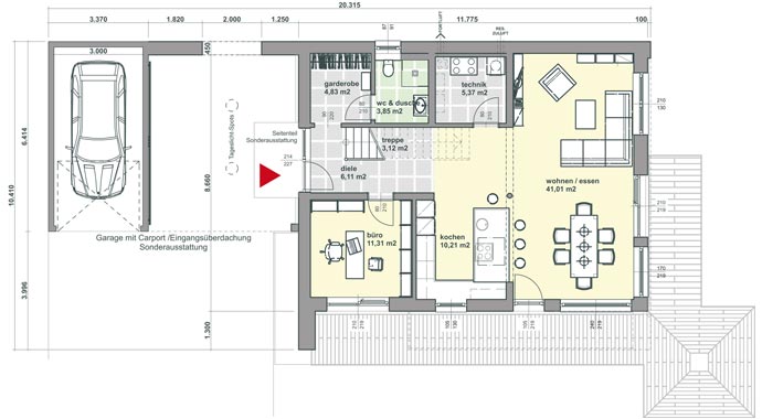 Elk 174 Grundriss Erdgeschoss