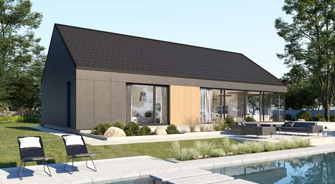 Außenansicht Bungalow VISION 154 von Danwood VISION