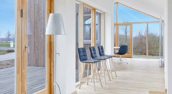 Wohnbereich Biologisches Haus von Kebony