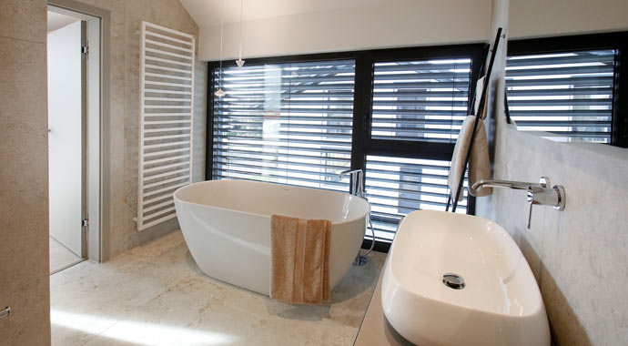 Badezimmer Musterhaus Wuppertal von Danwood