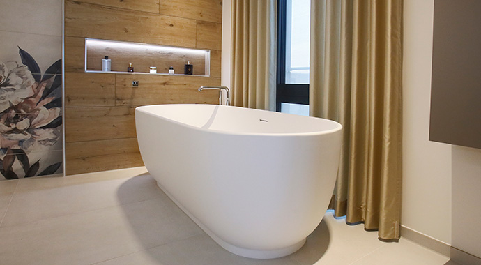 Freistehende Badewanne