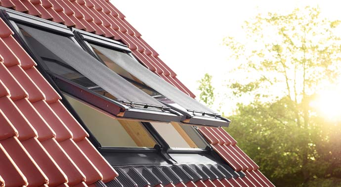 Hitzeschutz im Dachgeschoss von VELUX