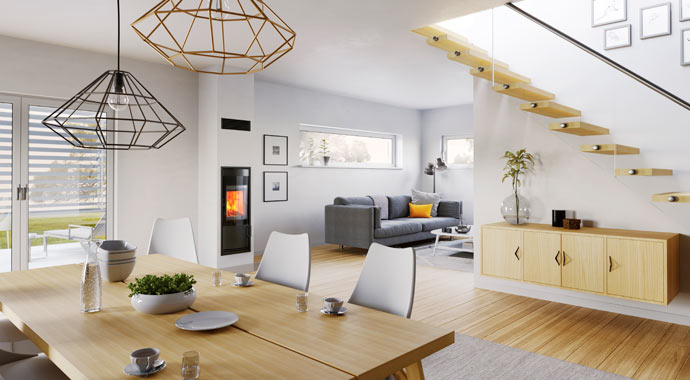 Schiedel KINGFIRE RONDO Black Edition