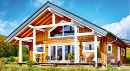 Außenansicht Blockhaus Espoo von LéonWood