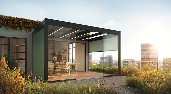 Bei jedem Wetter draußen Wohnen | Foto: Warema