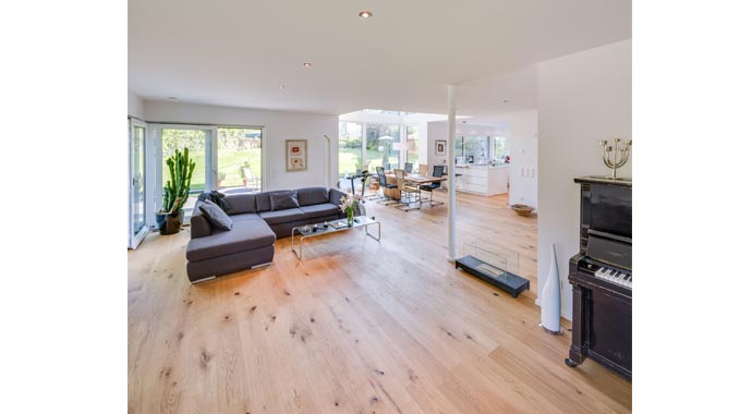 Bittermann & Weiss Holzhaus Bad Kreuznach Wohnbereich