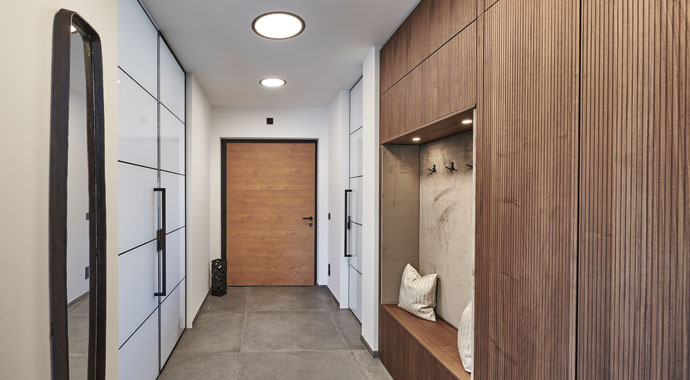 Flur Musterhaus Schwarzwald von KAMPA