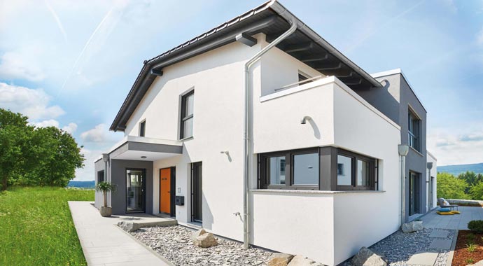 Fingerhut Haus Musterhaus Stuttgart Außenansicht