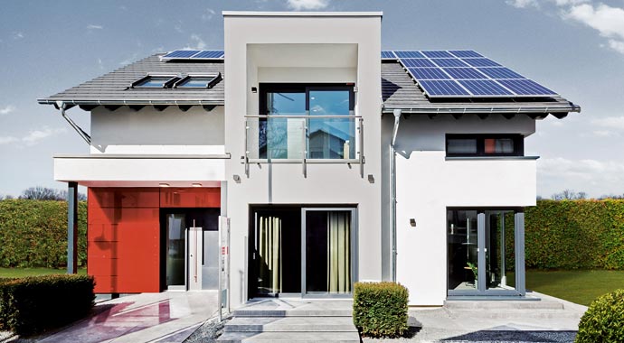 Holz-Fertighaus von OKAL Holz-Fertighaus von OKAL