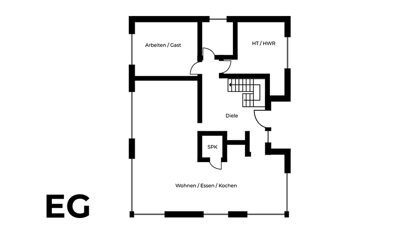 Grundriss ErdgeschossGrundriss Erdgeschoss