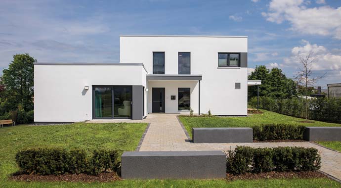 Außenansicht Maxim - Musterhaus Gießen von FingerHaus