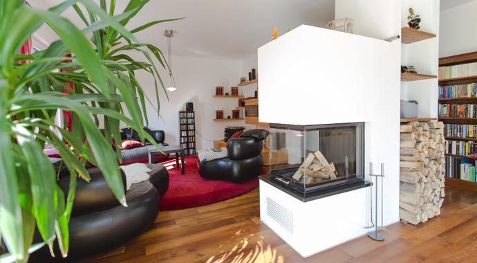 FischerHaus Stadtvilla 212 Wohnbereich