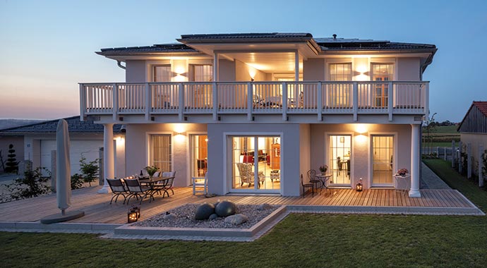 Außenansicht Haus Albaching von Regnauer Hausbau