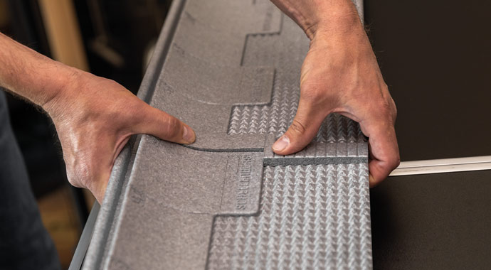 Rollladenkasten-Dämmung von Schellenberg