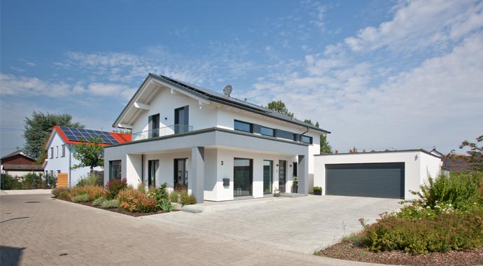 Außenansicht Kundenhaus Hilzendegen von Living Haus Außenansicht Kundenhaus Hilzendegen von Living Haus