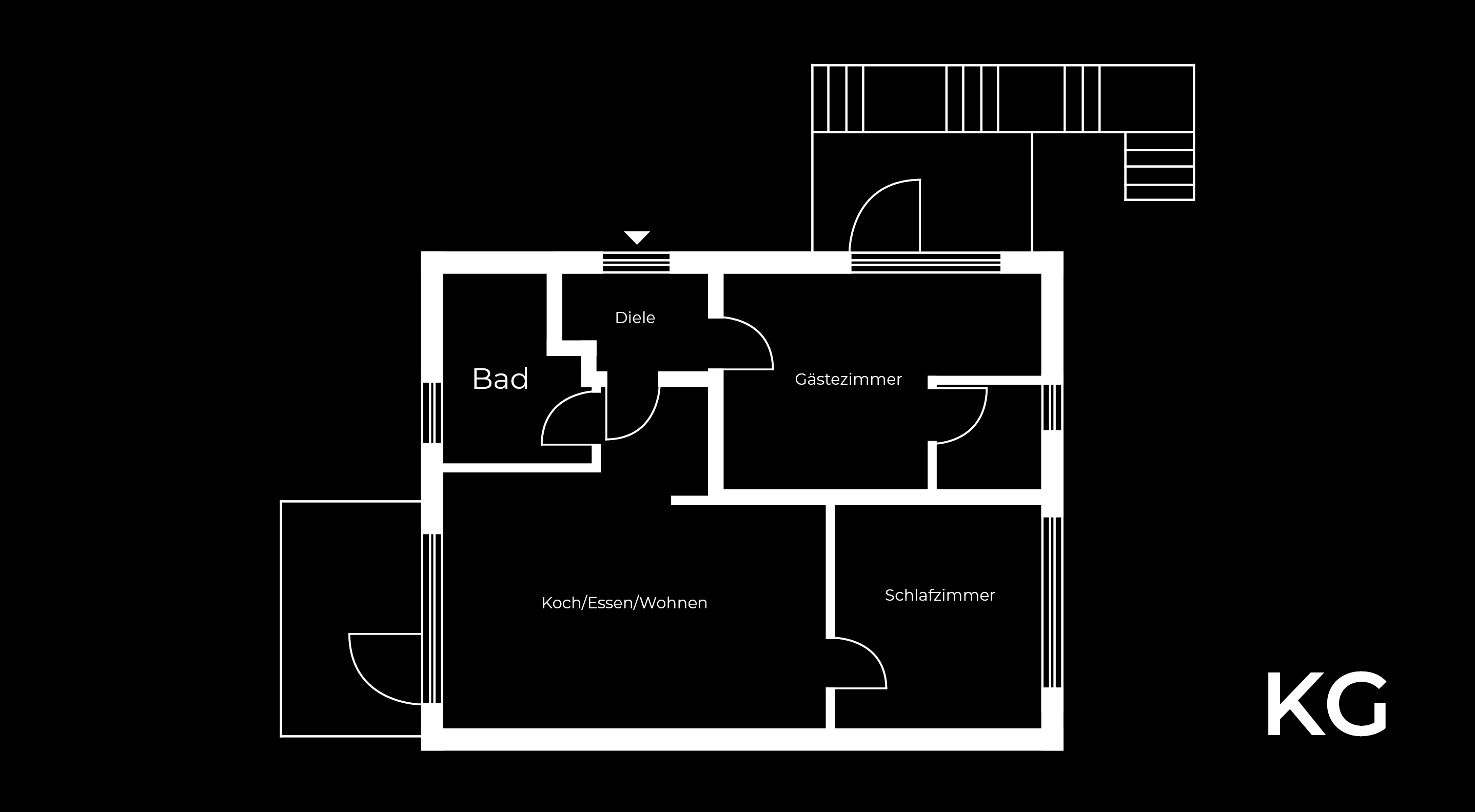 Grundriss Kellergeschoss Gerlach von Bau-Fritz