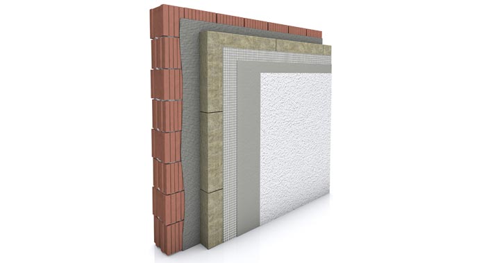 Fassadendämmung Heck Wall Systems mineralisches WDVS