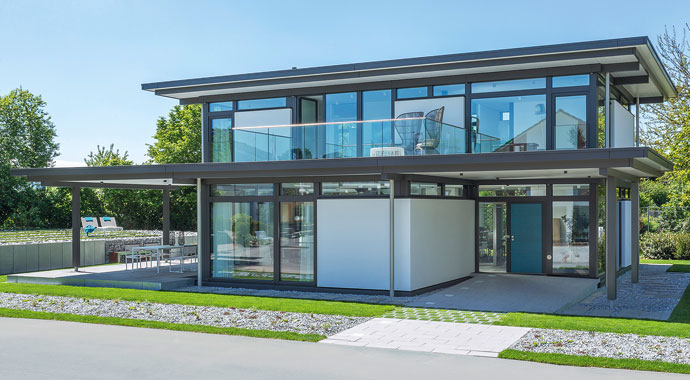 Moderner Fachwerkbau von Huf Haus Moderner Fachwerkbau von Huf Haus