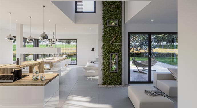 Wohnbereich CONCEPT-M Erlangen von Bien-Zenker