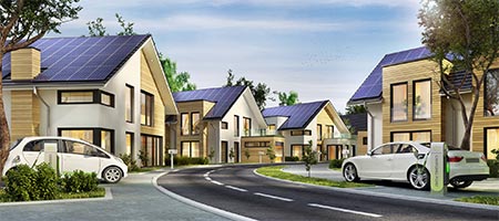 Energieautarke Neubausiedlung