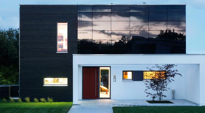 SchwörerHaus Musterhaus Plan E 20-147.1 Außenansicht