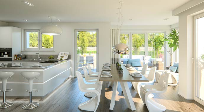 Essbereich Life 158 von Rensch-Haus