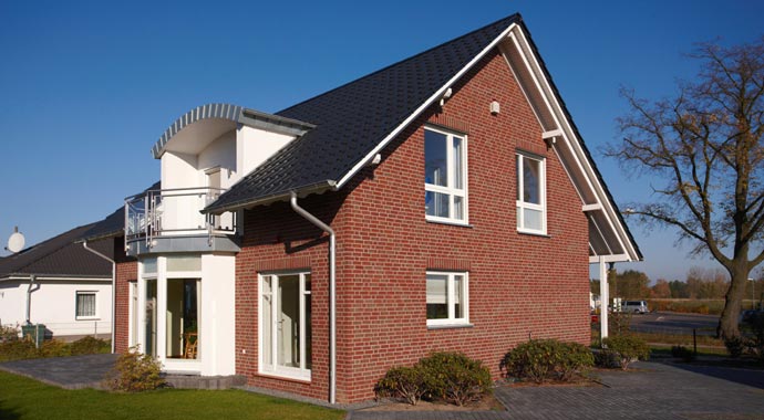 Gussek Haus Musterhaus Carlotta Außenaufnahme