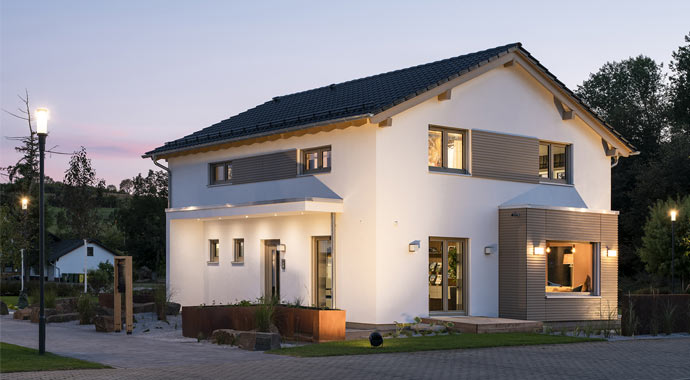 Haus Sento 500 B Außenansicht von FingerHaus