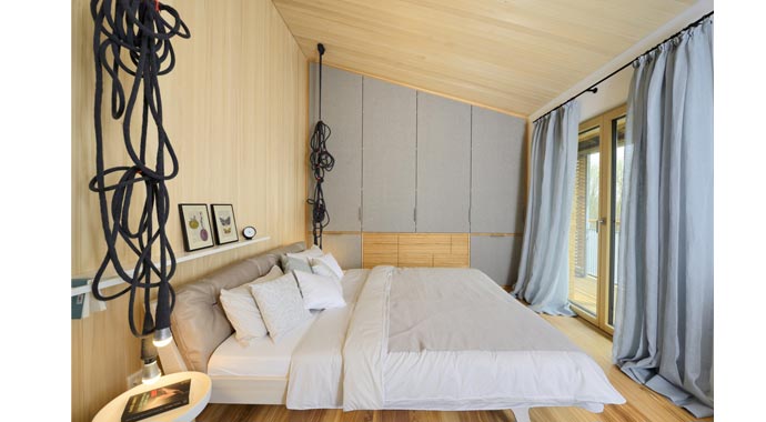 Bau-Fritz, Musterhaus Alpenchic Schlafzimmer