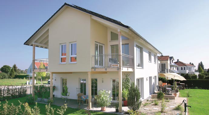 FischerHaus LaCasa Vallea E-192 Außenansicht