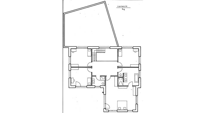 Klimaholzhaus Kundenhaus Wengertsmann Grundriss Obergeschoss