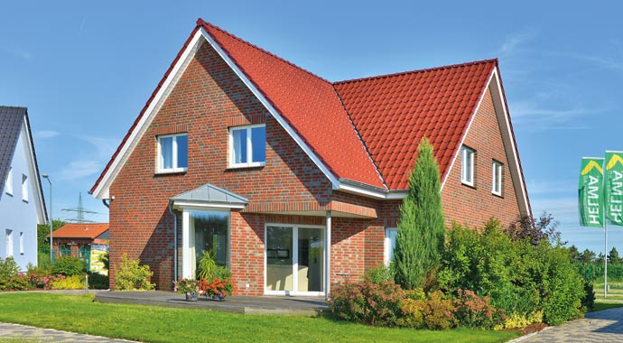 Helma Eigenheimbau Musterhaus Bremen Außenansicht