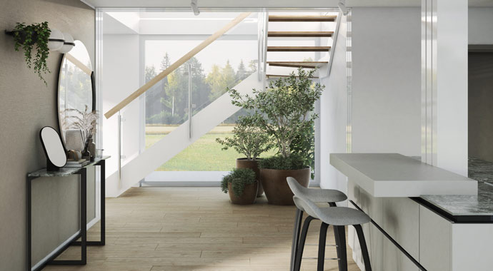 Treppenhaus Next 17W von Next by Danwood