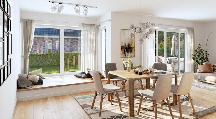 Essbereich Noblesse 142 edition von Favorit Massivhaus