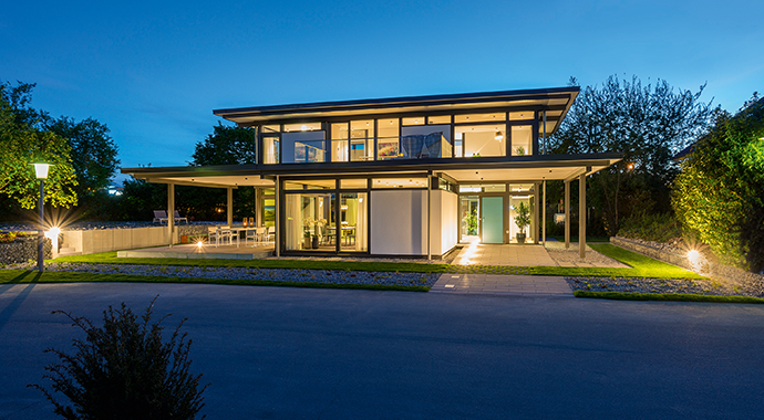 Huf Haus Musterhaus Art 3 Mannheim Außenansicht
