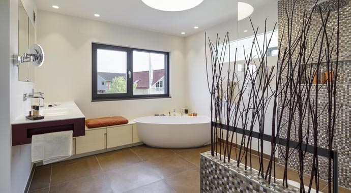 Musterhaus München - Luxhaus fine Badezimmer