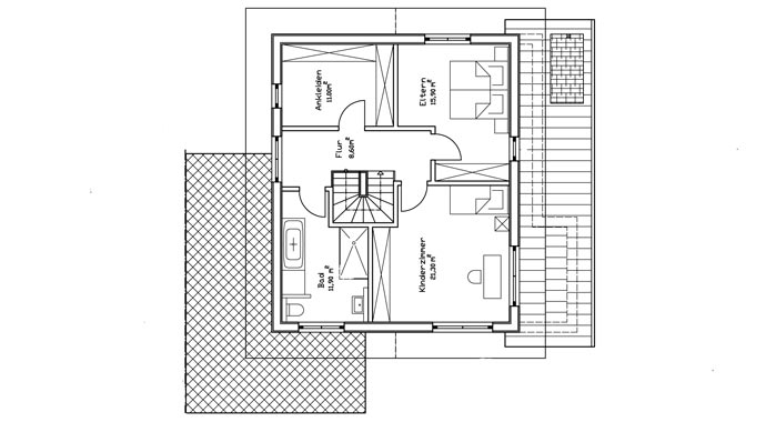 Stommel Haus Arve Grundriss Dachgeschoss