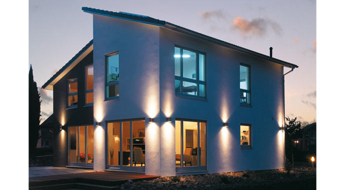 Außenansicht Musterhaus Mannheim ProStyle 128 von ProHaus