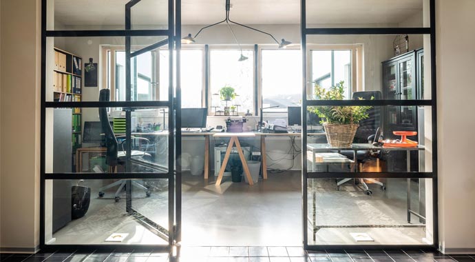 Büro Bungalow Bayern von Griffner Haus