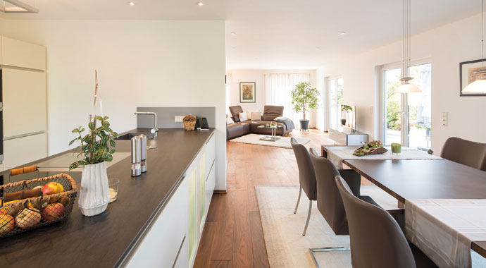 Wohnbereich FingerHaus Bravur