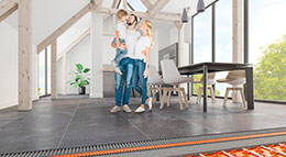 Keramik-Klimaboden BEKOTEC-THERM von Schlüter-Systems