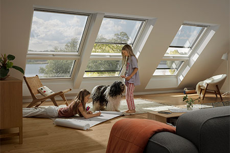 Hitzeschutz im Dachgeschoss von VELUX