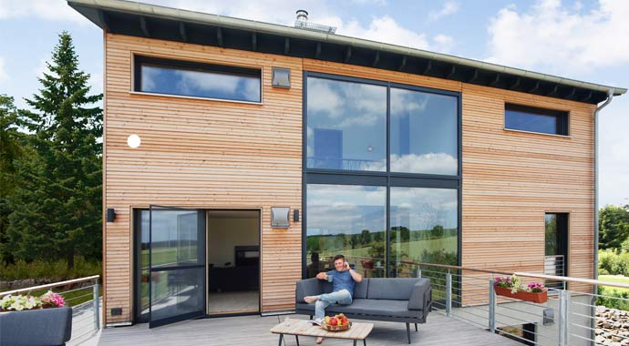 Außenansicht Haus Schellenberg von Bau-Fritz