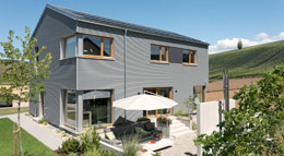 Außenansicht Musterhaus Auggen von SchwörerHaus