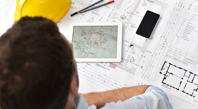 Symboldbild Bauplanung Symboldbild Bauplanung