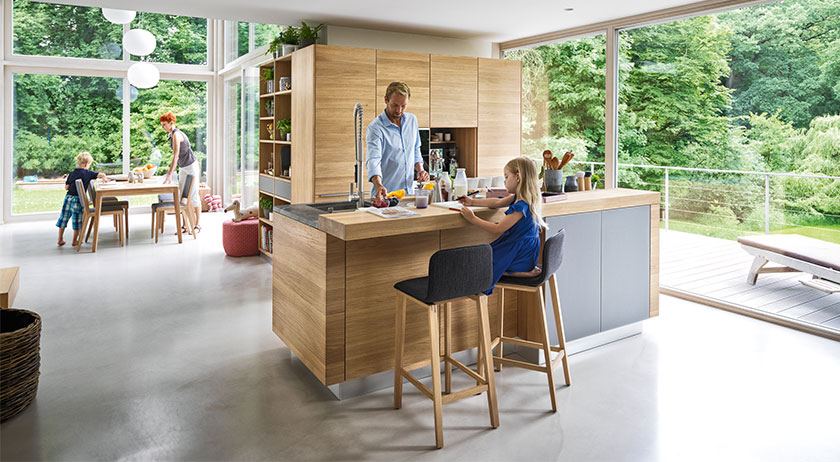 Küchenplanung Familienküche Team 7