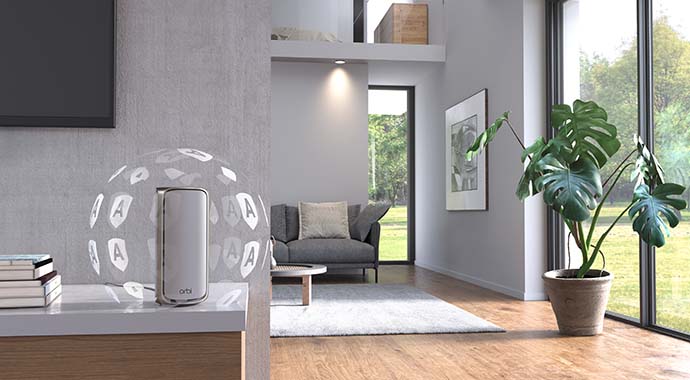 Schnelles WLAN auf bis zu 200 Geräten mit dem Orbi 970 | Foto: Netgear Schnelles WLAN auf bis zu 200 Geräten mit dem Orbi 970 | Foto: Netgear