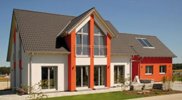 Haas Fertighaus MH Hessdorf 169 Außenansicht