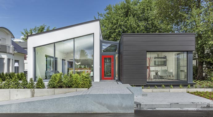 Luxhaus Musterhaus Fellbach - Luxhaus open Außenansicht